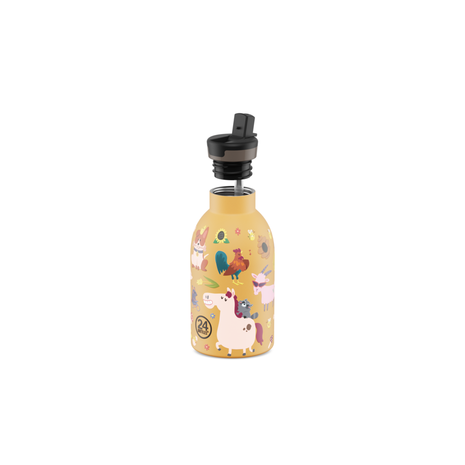24 Bottles 24 Bottles - rvs drinkfles (250 ml) - farm friends
