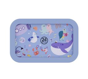 24 Bottles 24 Bottles - rvs snackbox  (700 ml) - ocean friends