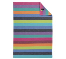 Cawö Cawö - theedoek - lifestyle stripes donker breed (50x70 cm)