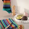Cawö Cawö - theedoek - lifestyle stripes donker (50x70 cm)