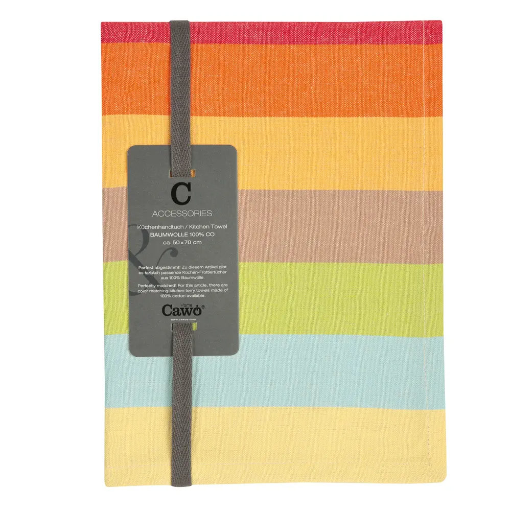 Cawö Cawö - theedoek - lifestyle stripes breed (50x70 cm)