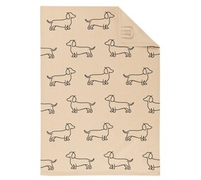 Cawö Cawö - theedoek - we love dogs (50x70 cm)