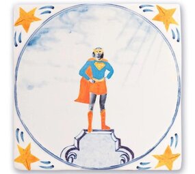 Storytiles Storytiles - tegel medium - superwoman (13x13 cm)