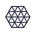 Zone - panonderzetter triangles (16x14cm) - midnight Zone - panonderzetter triangles (16x14cm) - midnight