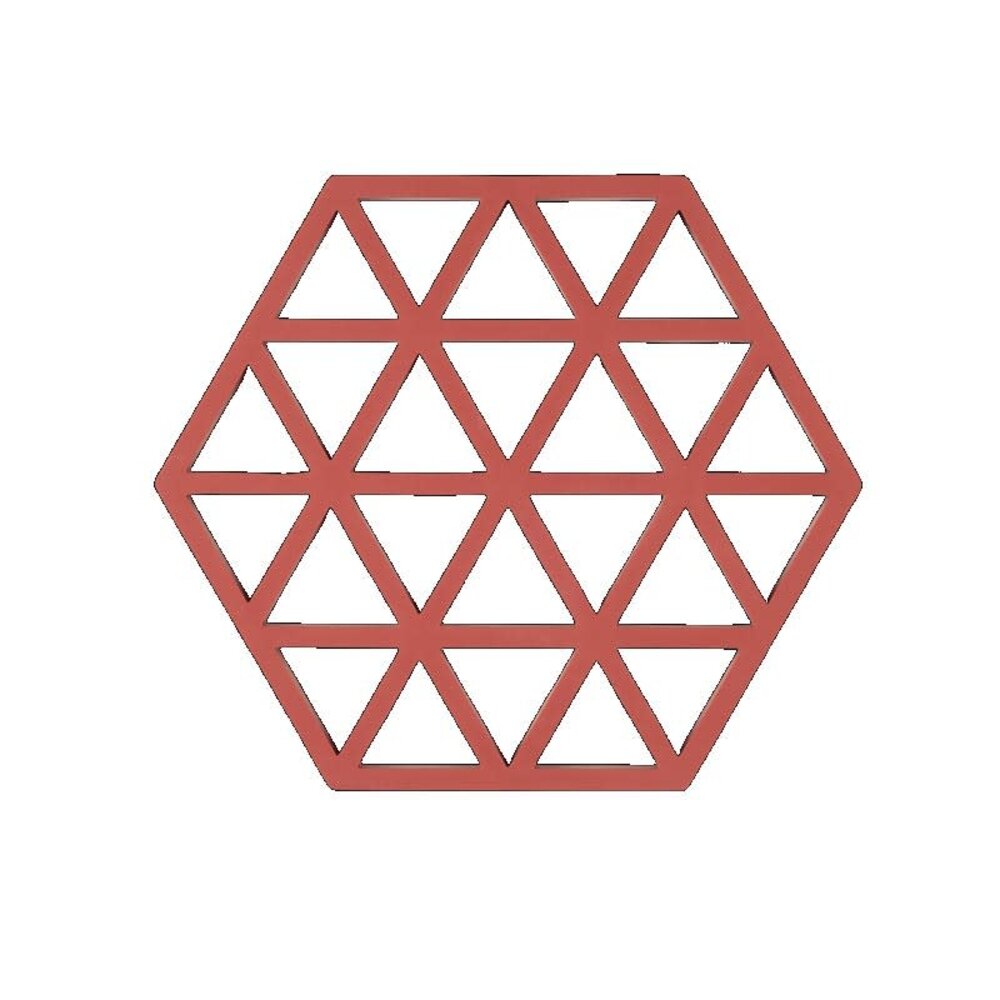 Zone Denmark Zone - panonderzetter triangles (16x14cm) - burned red Zone Denmark Zone - panonderzetter triangles (16x14cm) - burned red