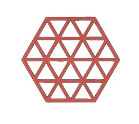 Zone Denmark Zone - panonderzetter triangles (16x14cm) - burned red Zone Denmark Zone - panonderzetter triangles (16x14cm) - burned red