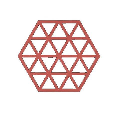 Zone Denmark Zone - panonderzetter triangles (16x14cm) - burned red Zone Denmark Zone - panonderzetter triangles (16x14cm) - burned red