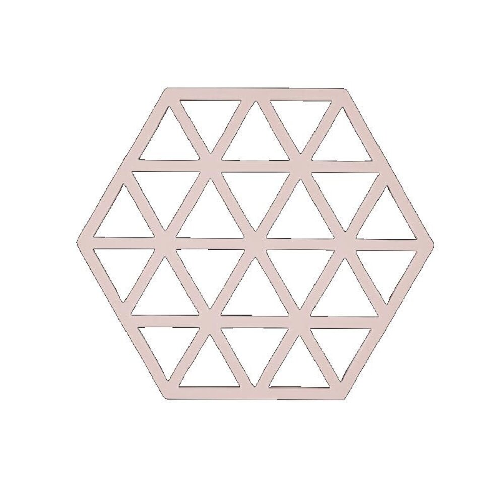 Zone Denmark Zone - panonderzetter triangles (16x14cm) - rose