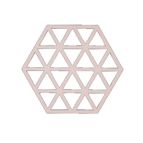 Zone Denmark Zone - panonderzetter triangles (16x14cm) - rose