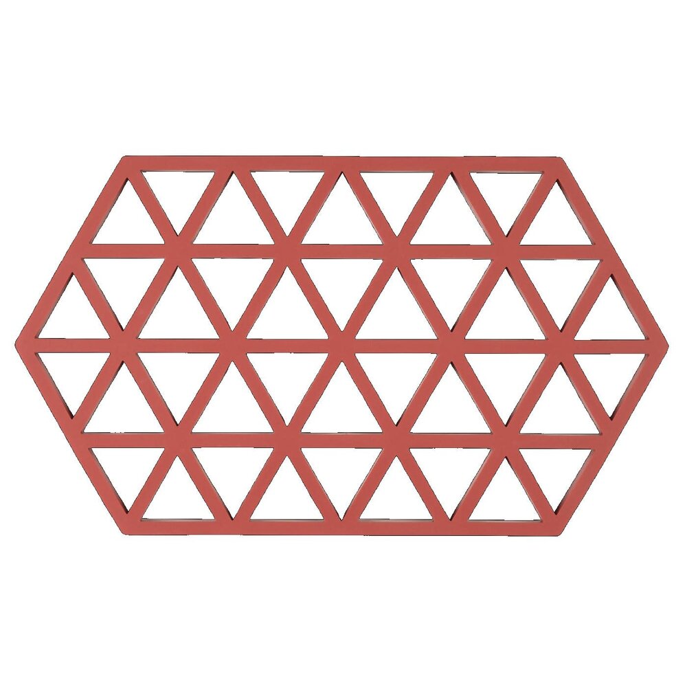 Zone Denmark Zone - panonderzetter triangles lang (24x14cm) - burned red Zone Denmark Zone - panonderzetter triangles lang (24x14cm) - burned red