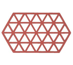Zone Denmark Zone - panonderzetter triangles lang (24x14cm) - burned red Zone Denmark Zone - panonderzetter triangles lang (24x14cm) - burned red