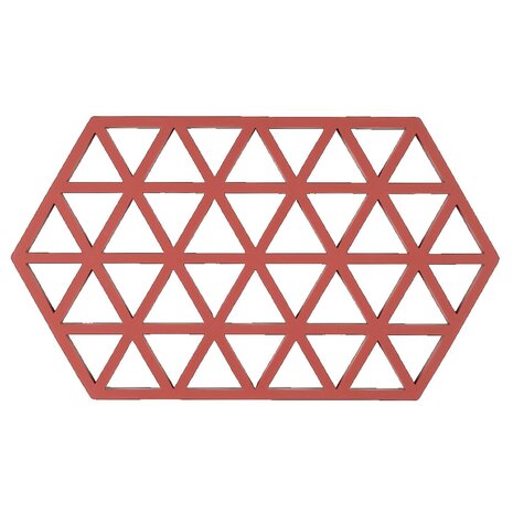 Zone Denmark Zone - panonderzetter triangles lang (24x14cm) - burned red Zone Denmark Zone - panonderzetter triangles lang (24x14cm) - burned red