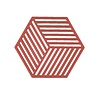 Zone Denmark Zone - panonderzetter hexagon (16x14cm) - burned red Zone Denmark Zone - panonderzetter hexagon (16x14cm) - burned red