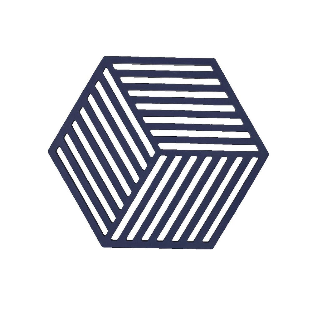 Zone Denmark Zone - panonderzetter hexagon (16x14cm) - midnight