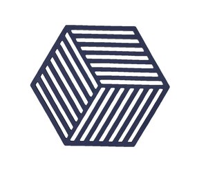 Zone Denmark Zone - panonderzetter hexagon (16x14cm) - midnight