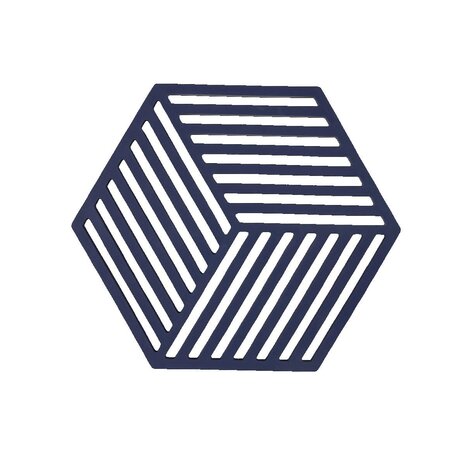 Zone Denmark Zone - panonderzetter hexagon (16x14cm) - midnight
