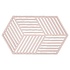 Zone - panonderzetter hexagon lang (24x14cm) - rose Zone - panonderzetter hexagon lang (24x14cm) - rose