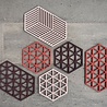 Zone Denmark Zone - panonderzetter hexagon lang (24x14cm) - rose Zone Denmark Zone - panonderzetter hexagon lang (24x14cm) - rose