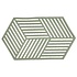 Zone - panonderzetter hexagon lang (24x14cm) - rosemary Zone - panonderzetter hexagon lang (24x14cm) - rosemary