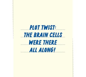 Kaart Blanche Kaart blanche - wenskaart - brain cells Kaart Blanche Kaart blanche - wenskaart - brain cells