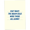 Kaart Blanche Kaart blanche - wenskaart - brain cells Kaart Blanche Kaart blanche - wenskaart - brain cells
