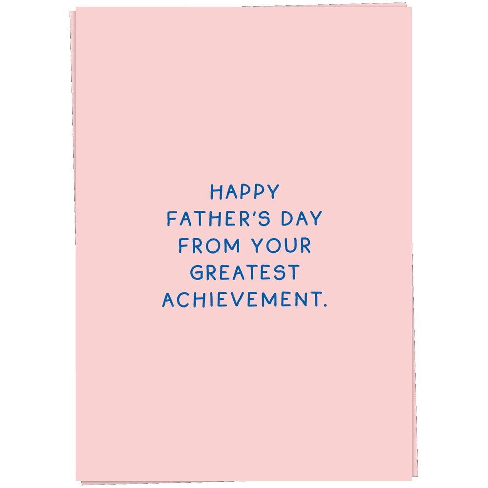 Kaart Blanche Kaart blanche - wenskaart - greatest achievement dad Kaart Blanche Kaart blanche - wenskaart - greatest achievement dad