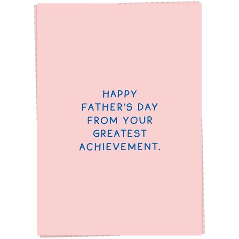 Kaart Blanche Kaart blanche - wenskaart - greatest achievement dad Kaart Blanche Kaart blanche - wenskaart - greatest achievement dad