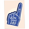 Kaart Blanche Kaart blanche - wenskaart - number one bonus dad