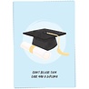 Kaart Blanche Kaart blanche - wenskaart - you a diploma
