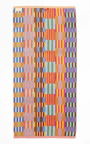 Foekje Fleur Foekje fleur - odds & ends - tulip quilt badhanddoek M (60x120 cm) #123 Foekje Fleur Foekje fleur - odds & ends - tulip quilt badhanddoek M (60x120 cm) #123