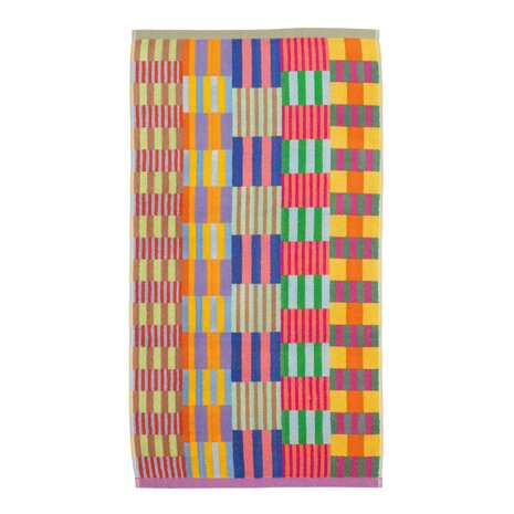 Foekje Fleur Foekje fleur - odds & ends - tulip quilt badhanddoek S (50x90 cm) #122 Foekje Fleur Foekje fleur - odds & ends - tulip quilt badhanddoek S (50x90 cm) #122