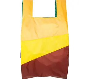 Susan Bijl Susan Bijl - the new shopping bag large - multi tv yellow Susan Bijl Susan Bijl - the new shopping bag large - multi tv yellow