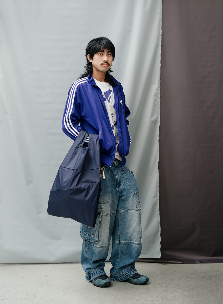 Susan Bijl Susan Bijl - the new shopping bag large - mono water