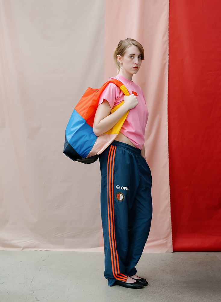 Susan Bijl Susan Bijl - the new shopping bag large - multi tone