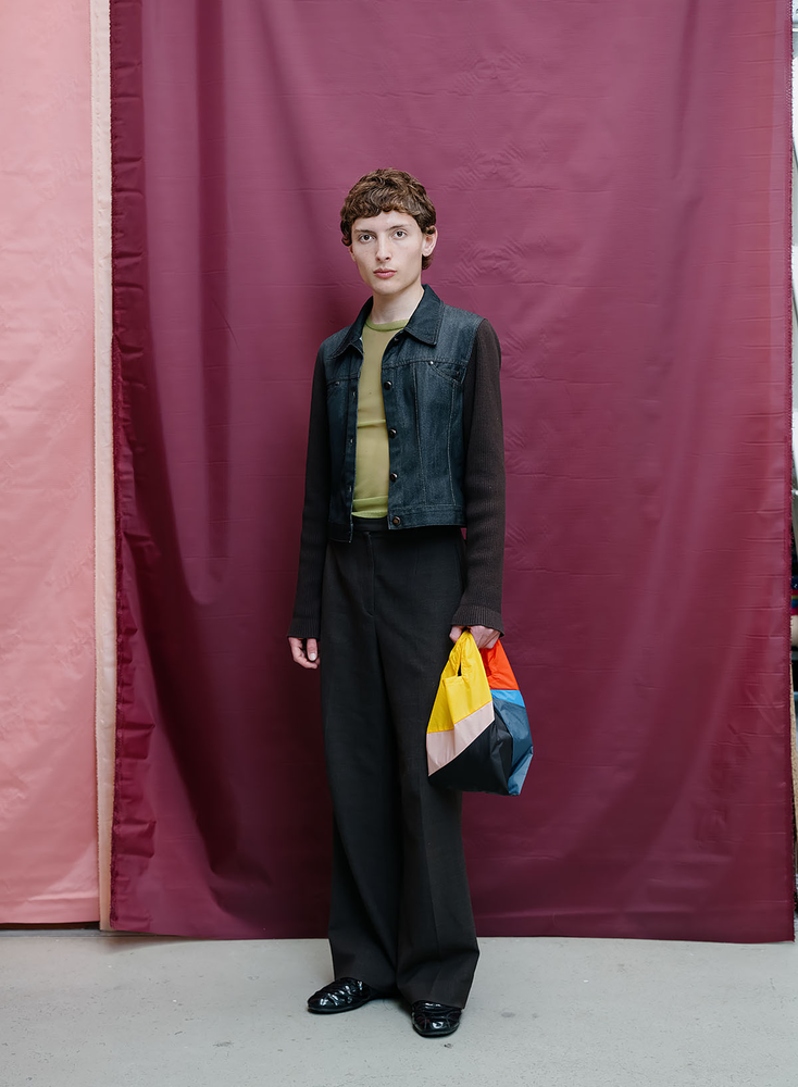 Susan Bijl Susan Bijl - the new shopping bag small - multi tone