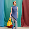 Susan Bijl Susan Bijl - the new shopping bag large - multi tv yellow Susan Bijl Susan Bijl - the new shopping bag large - multi tv yellow