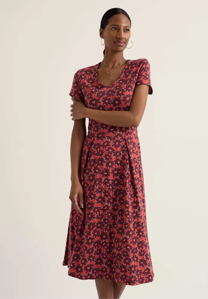 Seasalt Seasalt - pier view dress - inked cosmos masala Seasalt Seasalt - pier view dress - inked cosmos masala