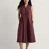 Seasalt Seasalt - sleeveless carved wood dress - cacao Seasalt Seasalt - sleeveless carved wood dress - cacao