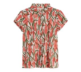 Seasalt Seasalt - rushmaker shirt - red hot poker chalk