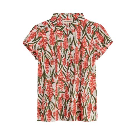 Seasalt Seasalt - rushmaker shirt - red hot poker chalk