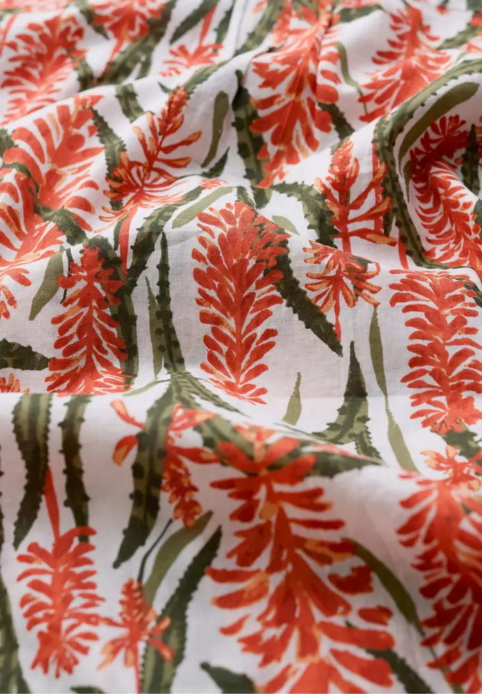Seasalt Seasalt - rushmaker shirt - red hot poker chalk