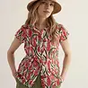 Seasalt Seasalt - rushmaker shirt - red hot poker chalk