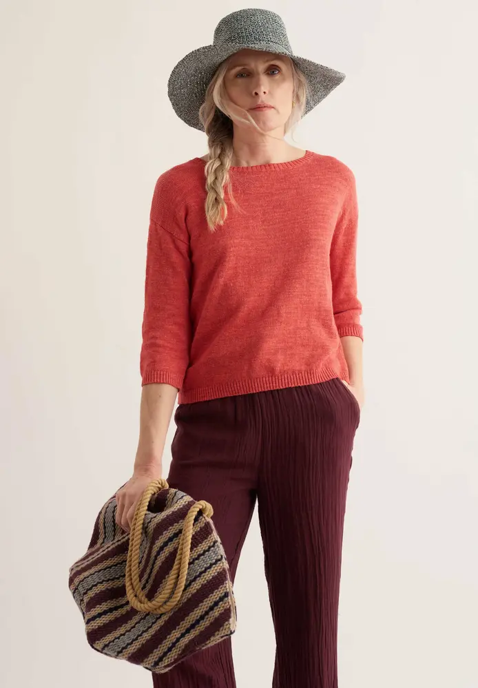 Seasalt Seasalt - knavock jumper plain - crab claw Seasalt Seasalt - knavock jumper plain - crab claw