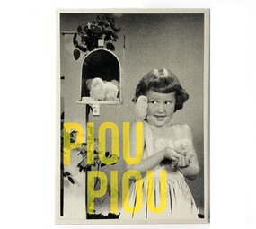 Carte Kencre Carte kencre - zeefdruk print L (A4) - piou piou Carte Kencre Carte kencre - zeefdruk print L (A4) - piou piou