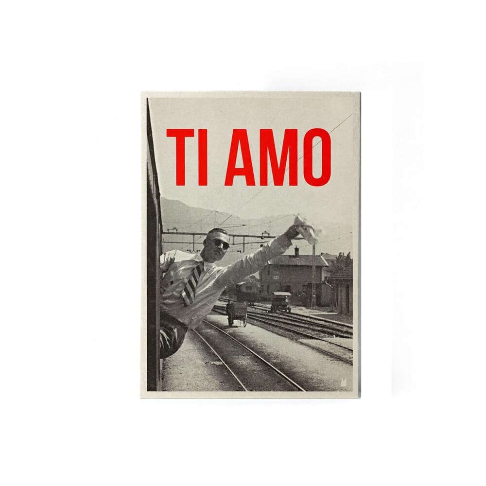 Carte Kencre Carte kencre - zeefdruk print M (A5) - ti amo Carte Kencre Carte kencre - zeefdruk print M (A5) - ti amo