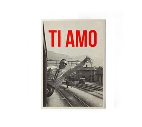 Carte Kencre Carte kencre - zeefdruk print M (A5) - ti amo Carte Kencre Carte kencre - zeefdruk print M (A5) - ti amo