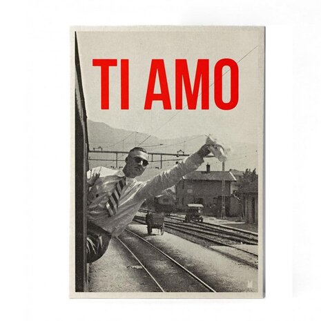 Carte Kencre Carte kencre - zeefdruk print L (A4) - ti amo