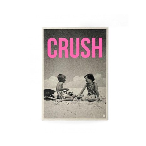 Carte Kencre Carte kencre - zeefdruk print M (A5) - crush Carte Kencre Carte kencre - zeefdruk print M (A5) - crush