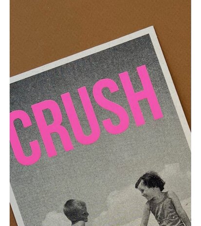 Carte Kencre Carte kencre - zeefdruk print M (A5) - crush Carte Kencre Carte kencre - zeefdruk print M (A5) - crush