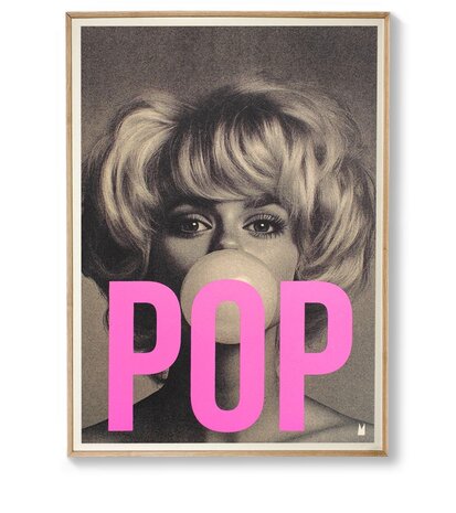 Carte Kencre Carte kencre - zeefdruk print L (A4) - pop Carte Kencre Carte kencre - zeefdruk print L (A4) - pop